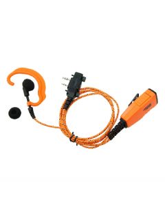 ProEquip PRO-P610LS/LA Headset, FabricLine, mik/PTT, C-shell, Orange