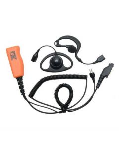 ProEquip PRO-U600SC Headset, 3-i-1, 2 öronbyglar/Peltor, Orange PTT
