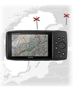 Garmin GPSMAP 276cx med Skoterledskarta