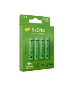 GP Batterier ReCyko Uppladdningsbara AA 2100mAh (4st)